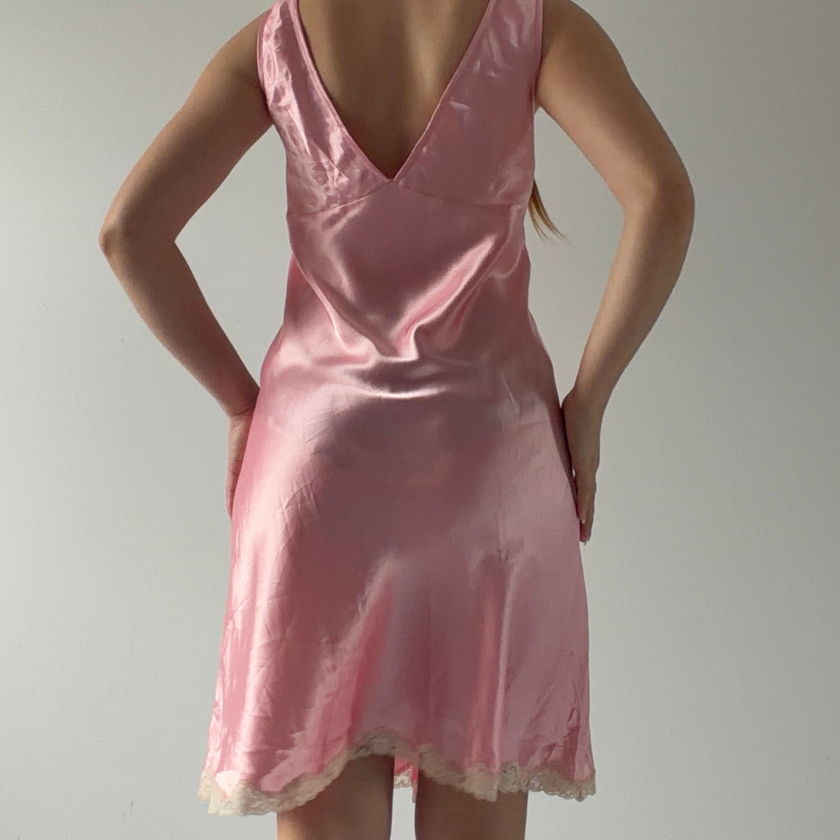 Victoria's Secret Babydoll Satin Slip | L