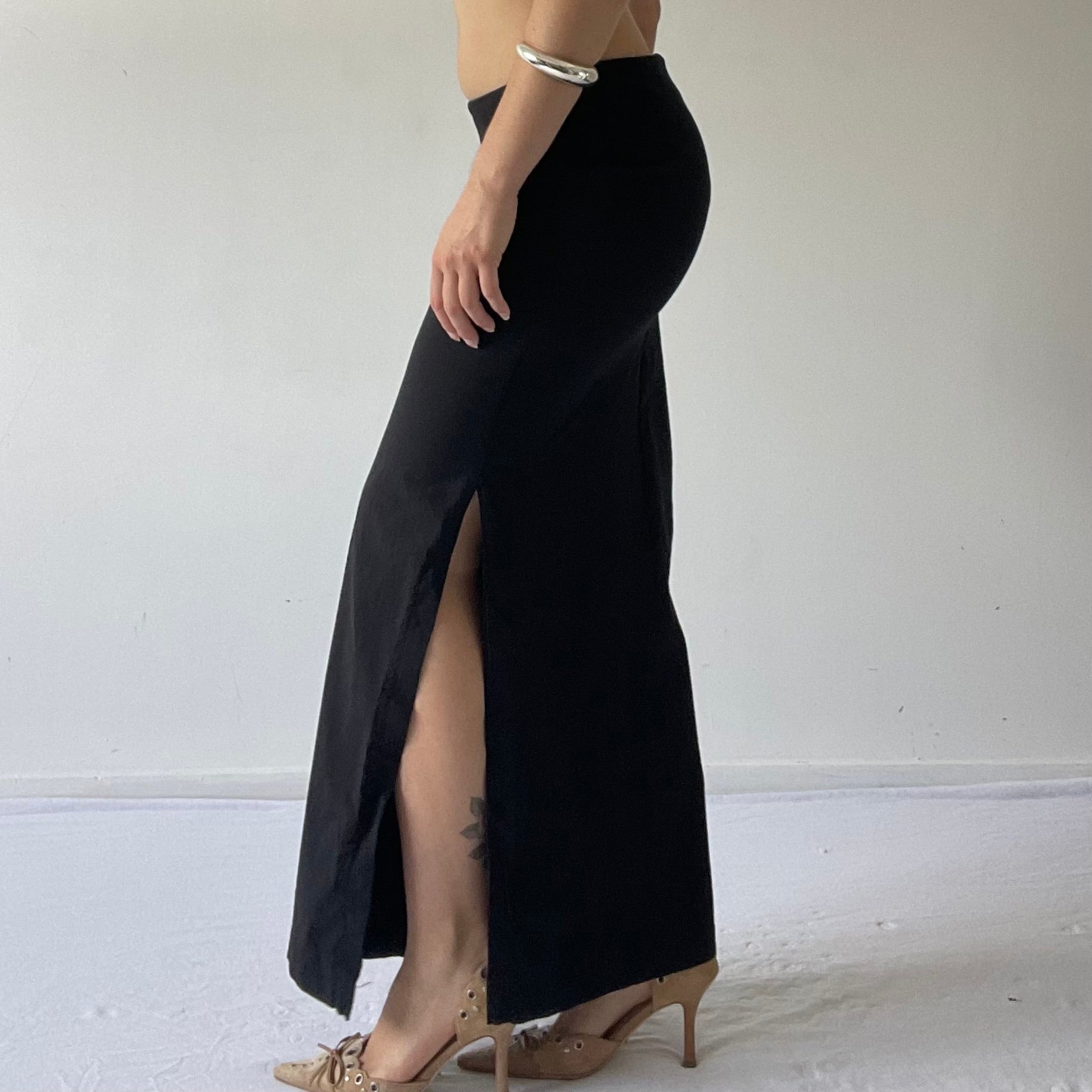 Low rise Maxi Skirt | 6-10