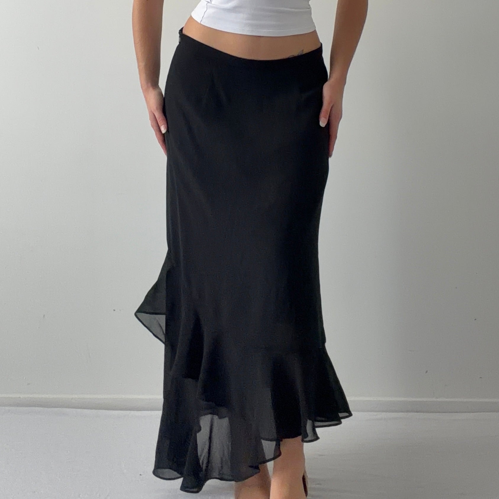 Laura Ruffle Skirt | Made in Canada | 8-10