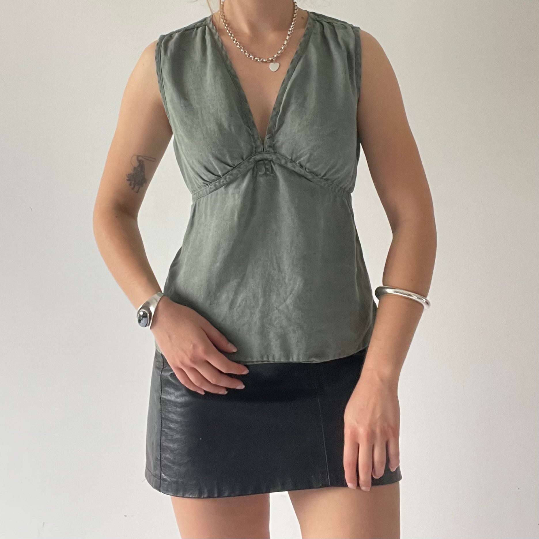 ALS Babydoll Linen Top | 8-10
