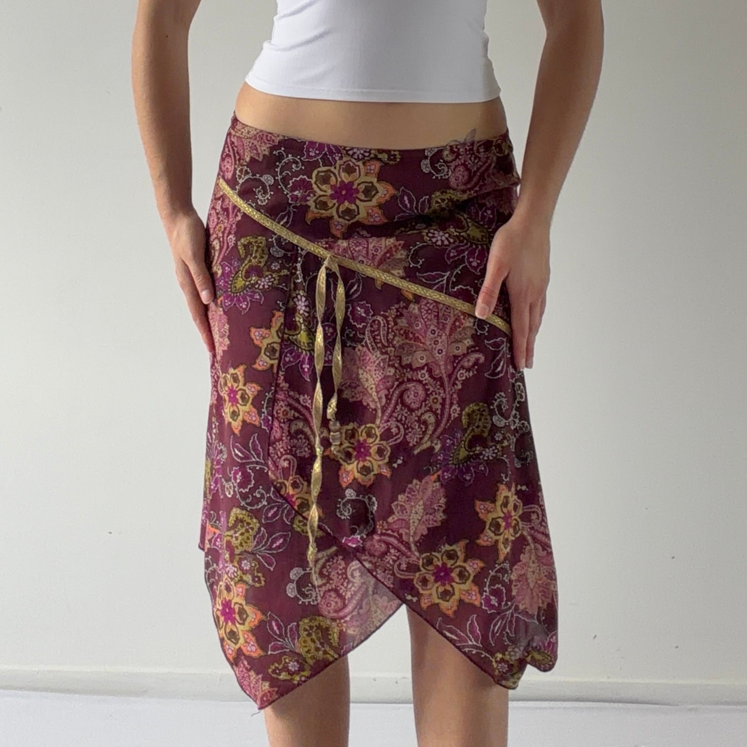 Luna Chix Mesh Midi Skirt | S