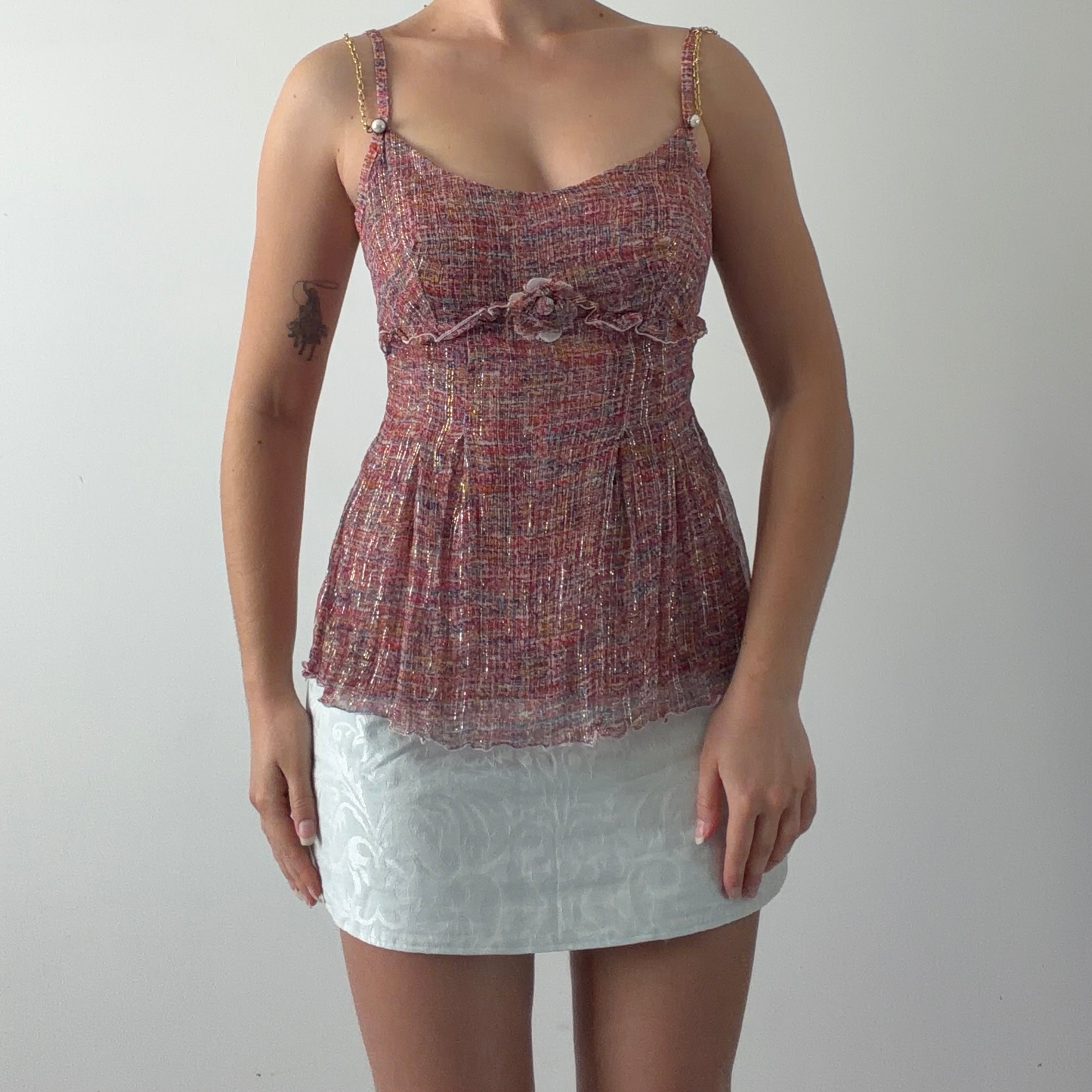 Intimissimi Silk Rosette Cami | 8-10