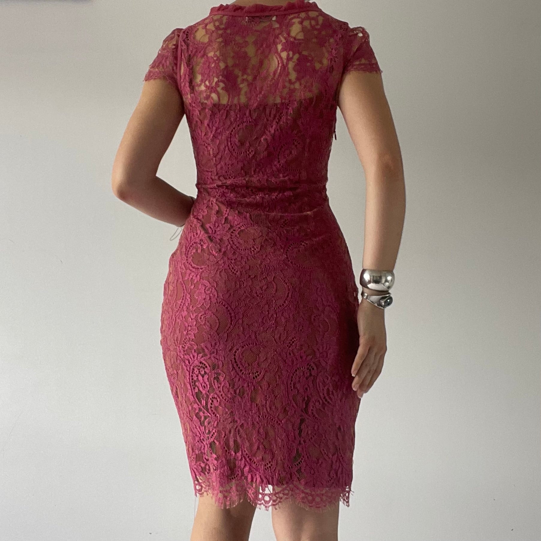 Moss & Spy Lace Midi Dress | 8-10