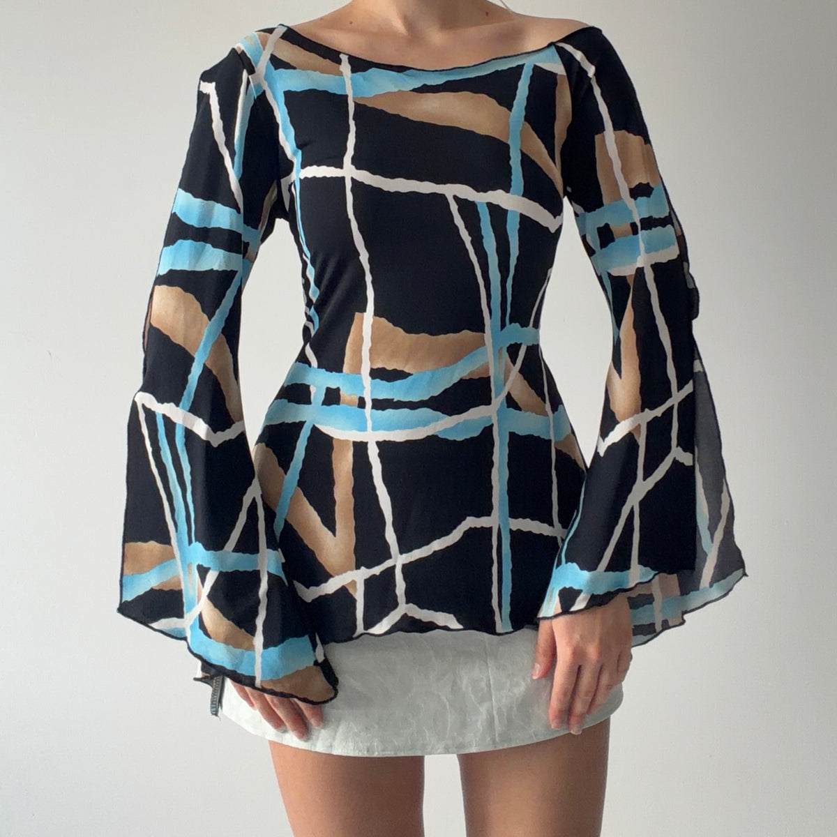 Rave Bell Sleeve Top | L
