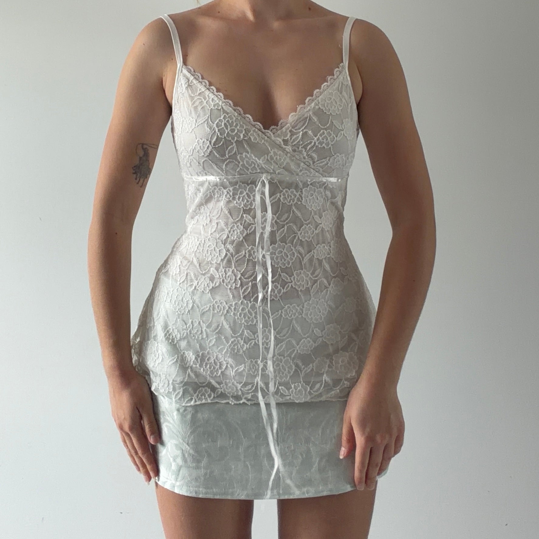 Michel USA Babydoll Lace Cami | L
