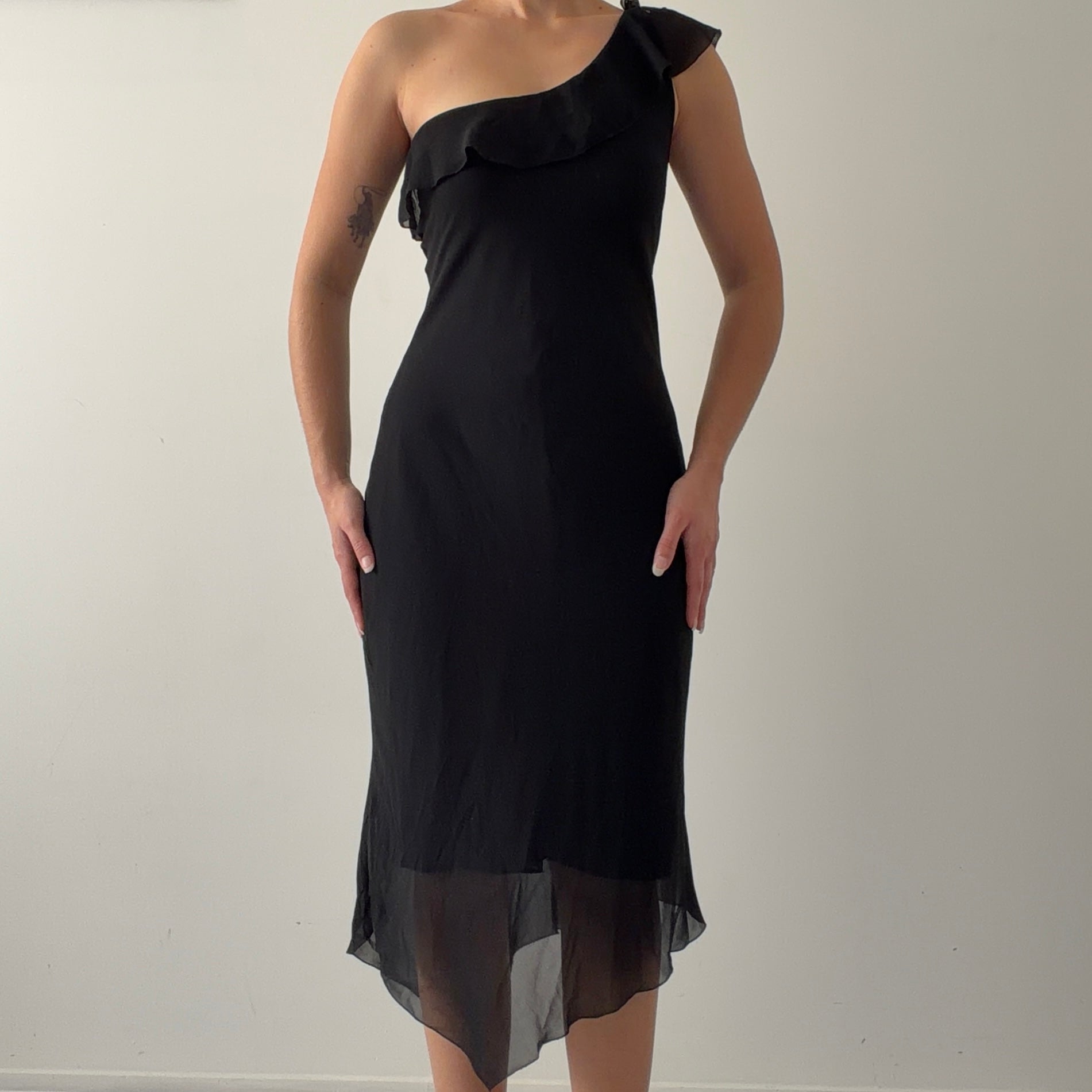 Arte & Cor Asymmetric Midi Dress | 10-12