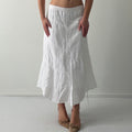 Fred Sabatier Linen Midi Skirt | M