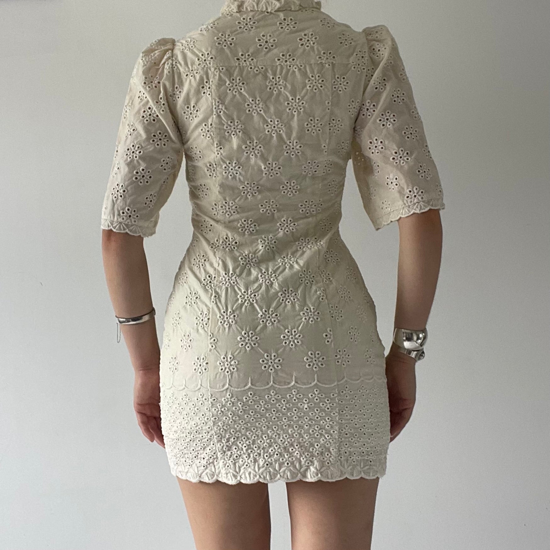 Alice McCall Broderie Mini Dress | XS
