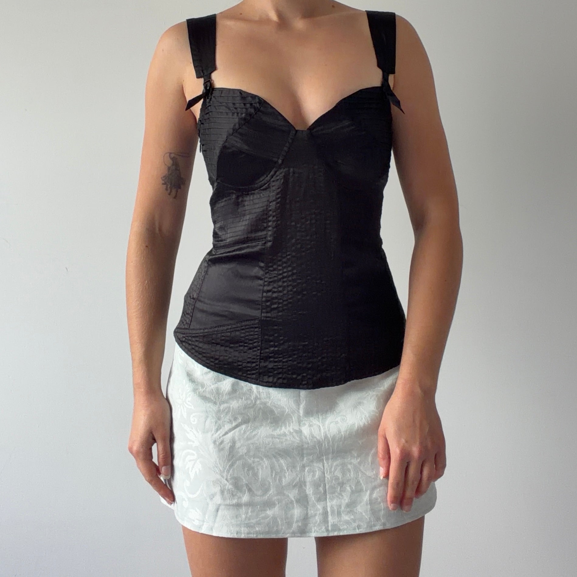 Soleil Satin Corset Top | S