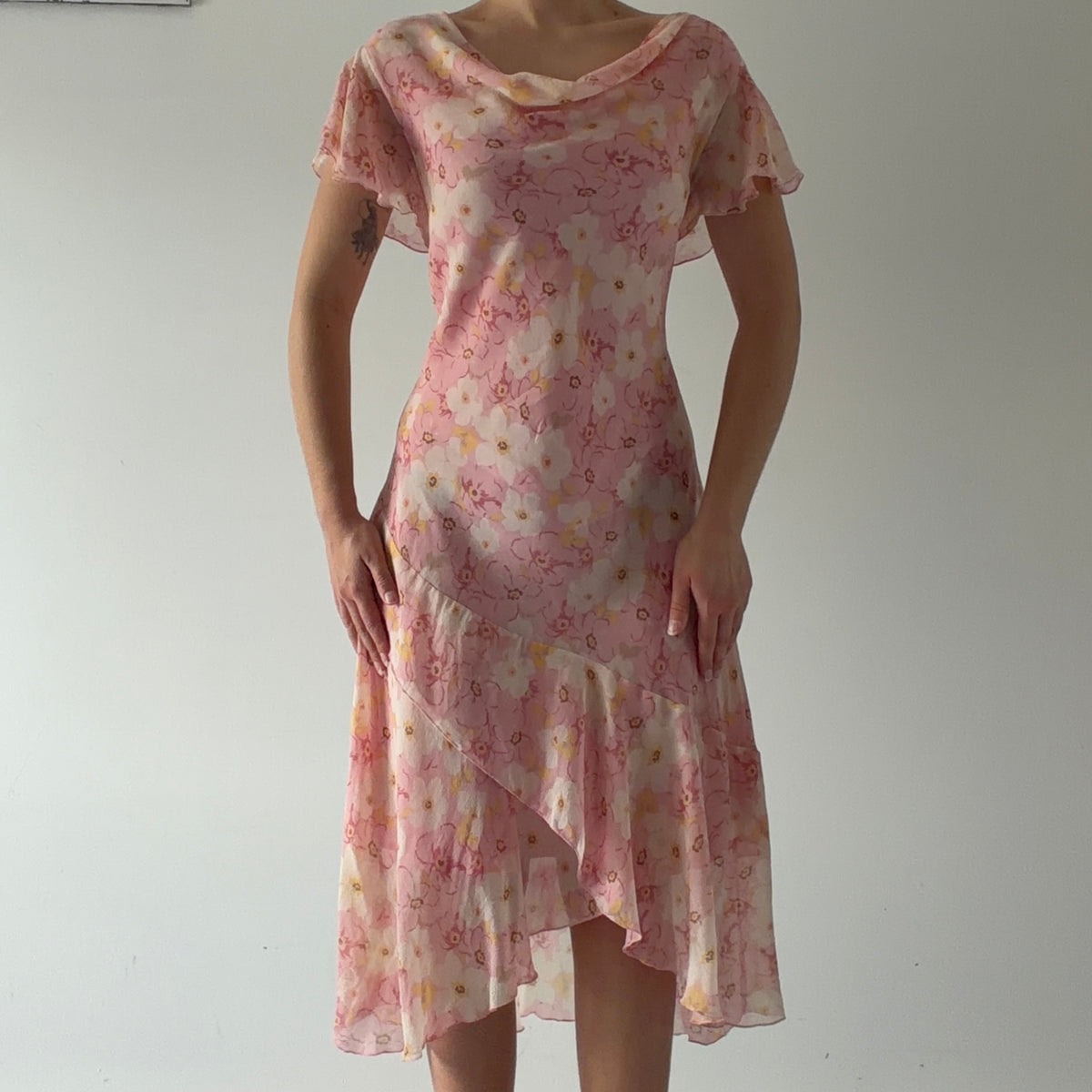 Jaclyn Smith Silk Midi Dress | XL