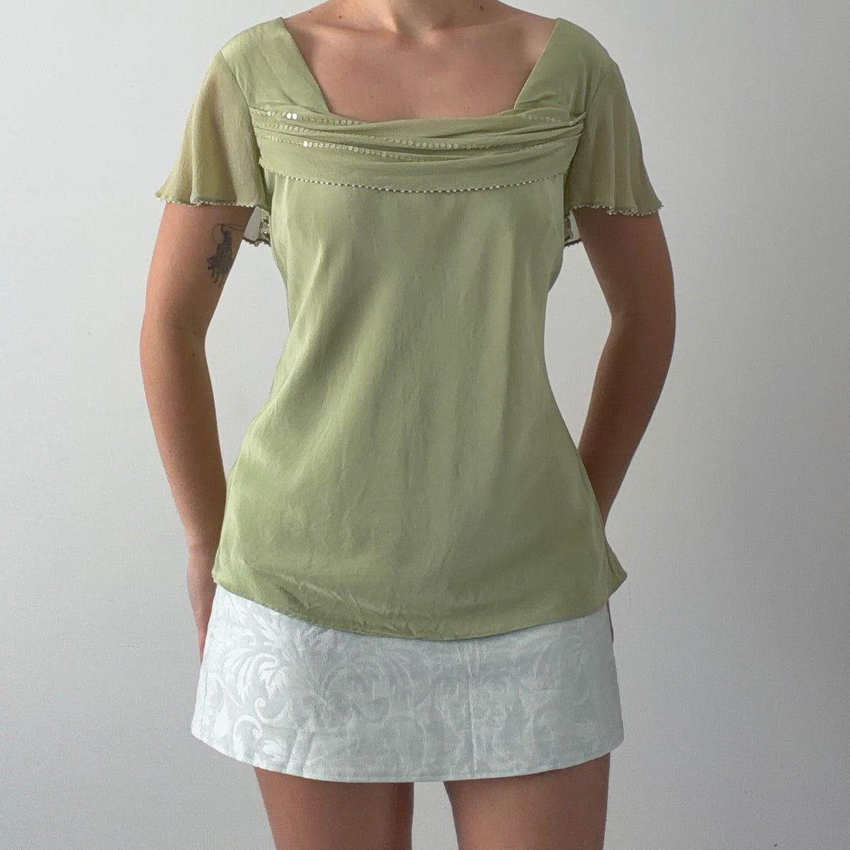 Donna Ricco Silk Top | L