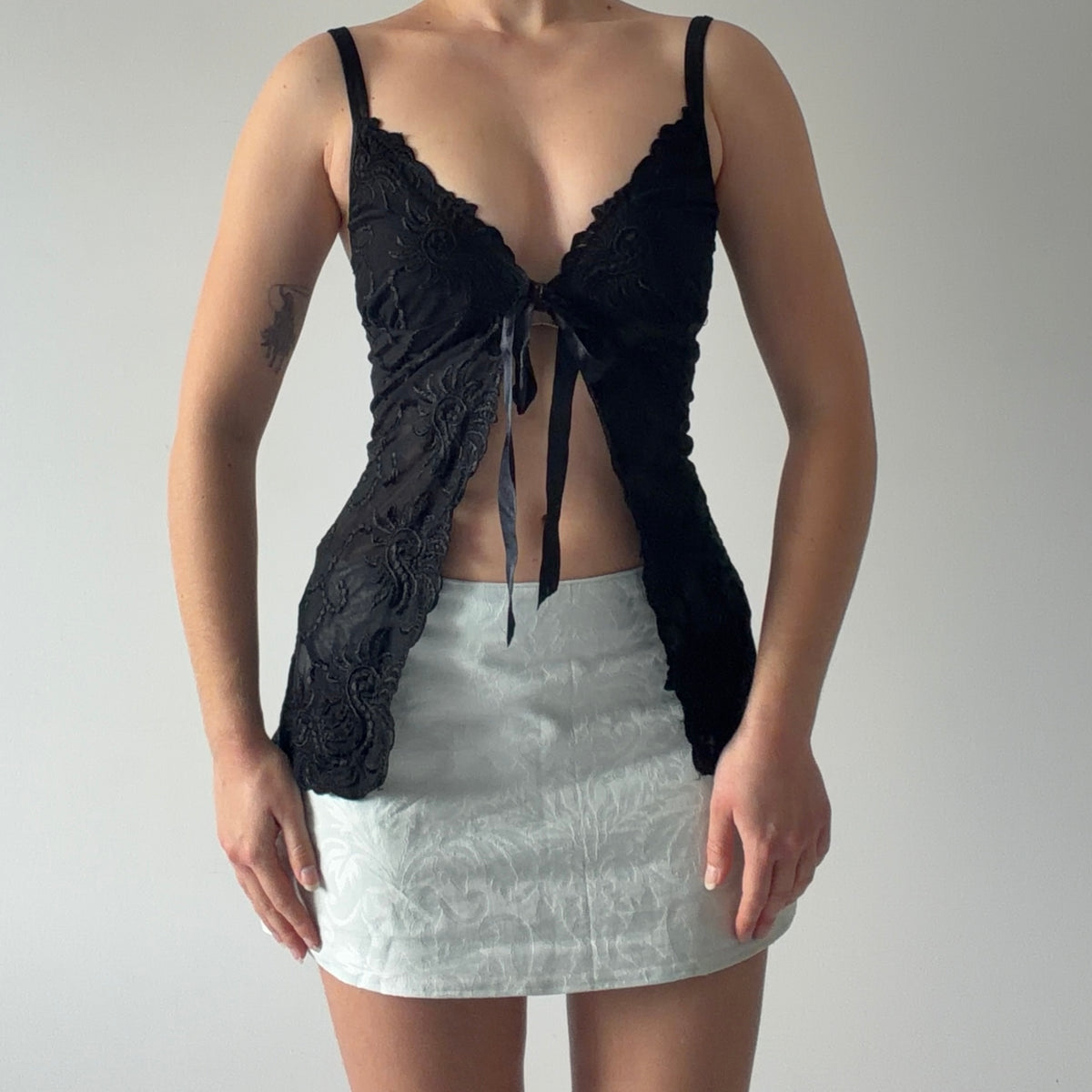 Embroidered Babydoll Cami | S