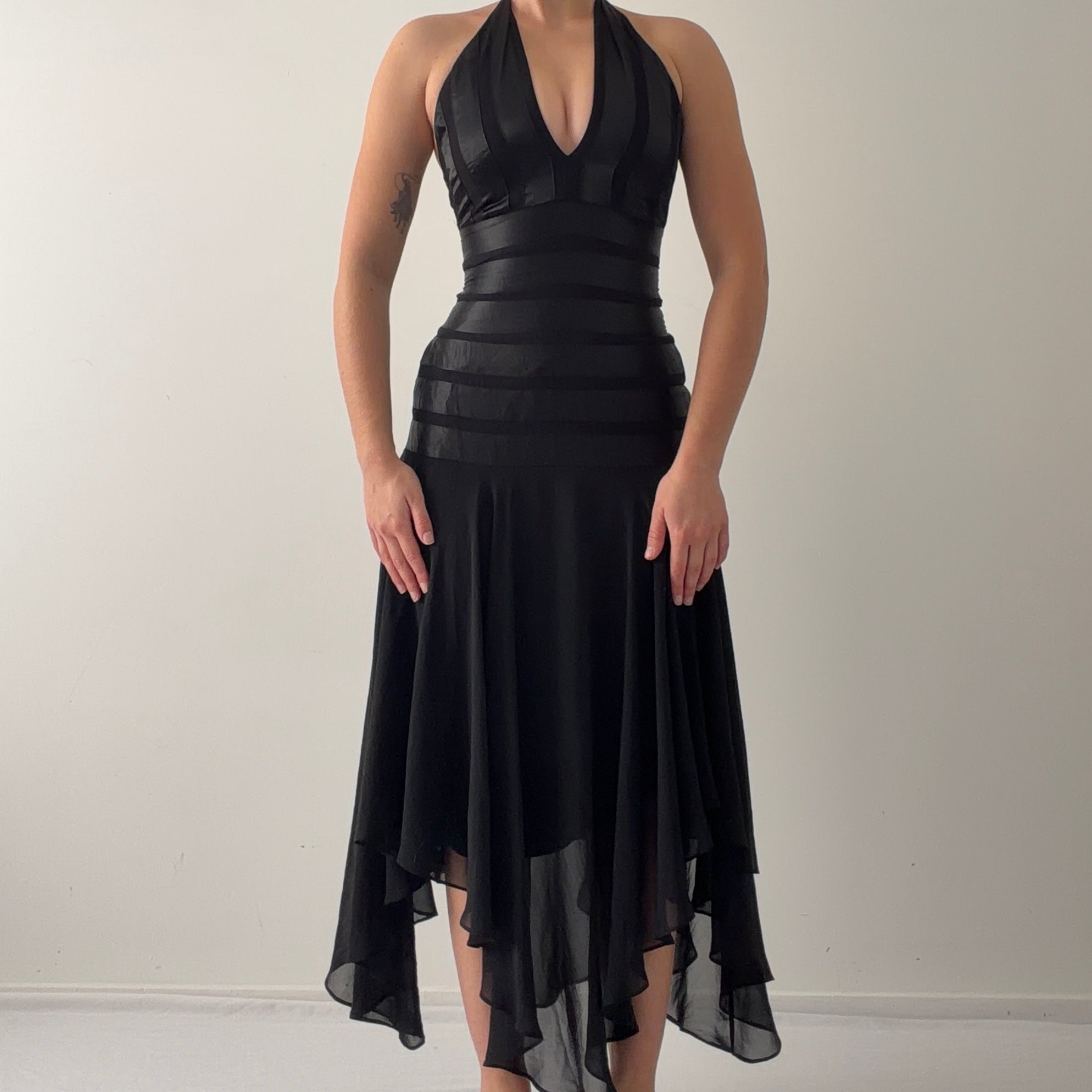 Positive Attitude Handkerchief Dress | XS