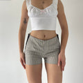 Pinstripe Mini Shorts | S