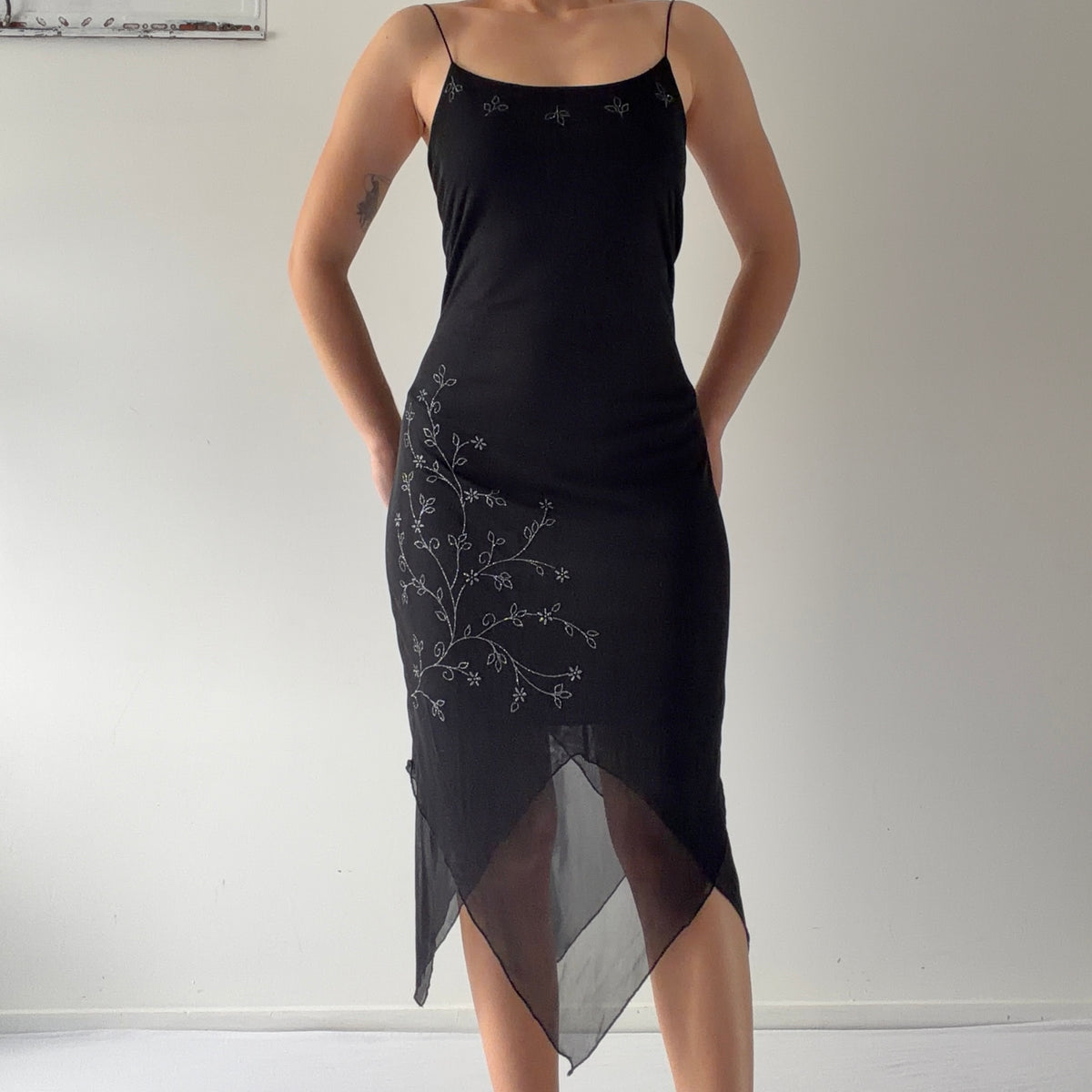 Byer Too Beaded Midi Dress | M
