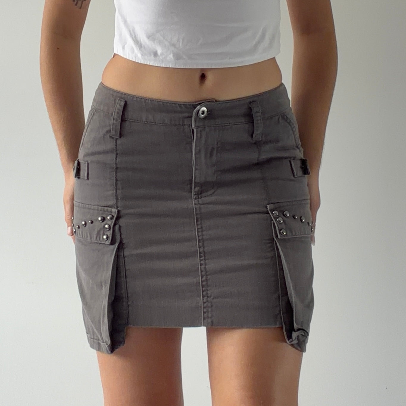 John Studded Mini Skirt | 6-8