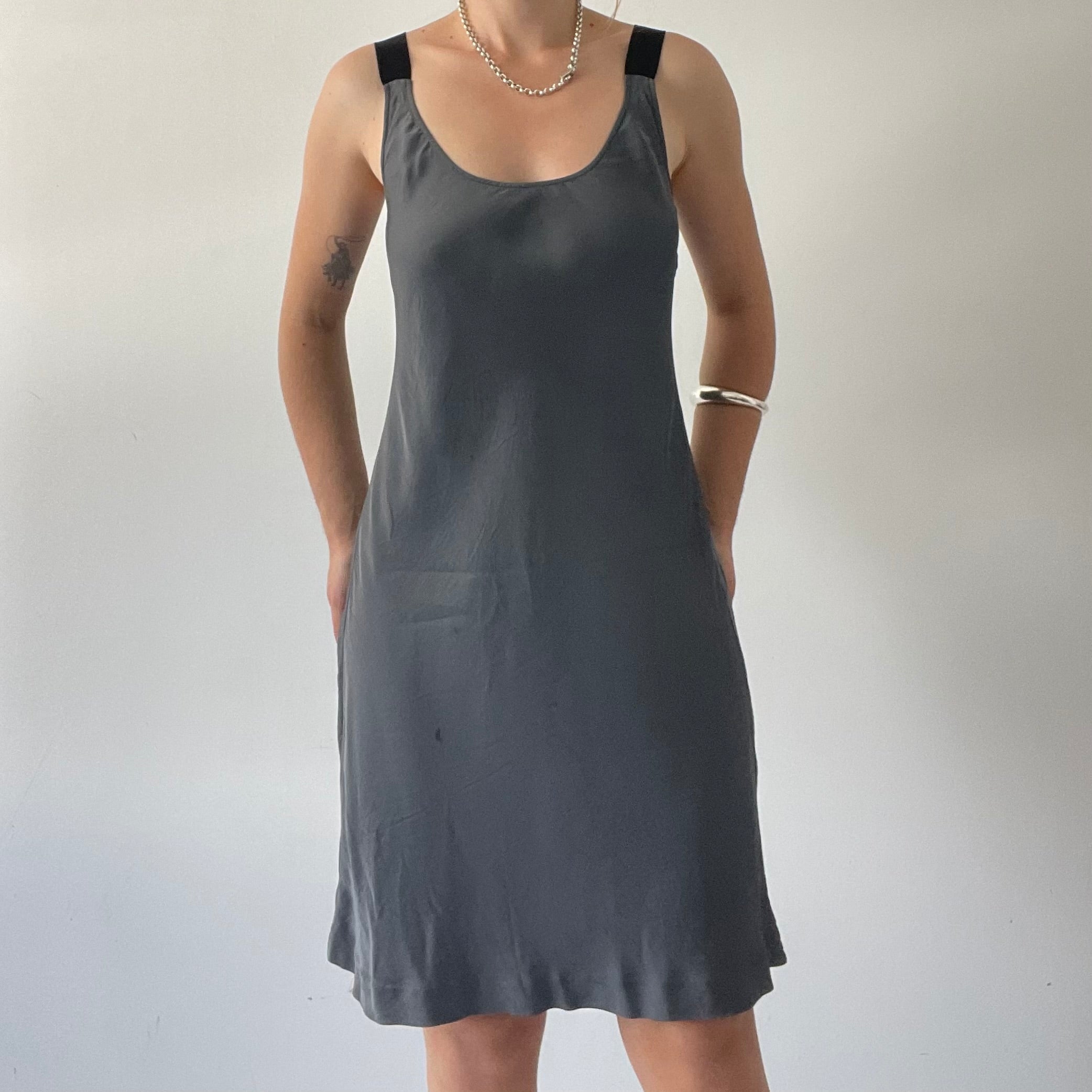 Theory Silk Midi Dress | 8-10