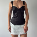 Soleil Satin Corset Top | S