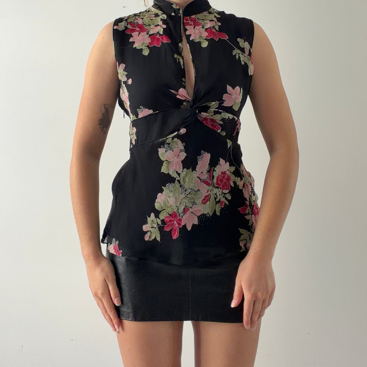 Ice Silk Qipao Top | M