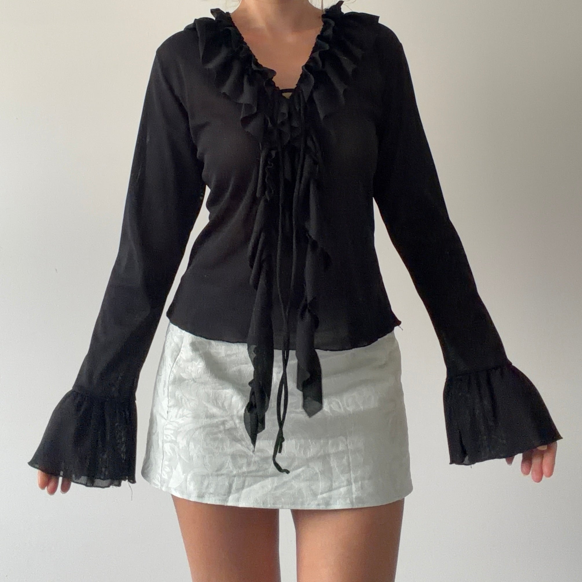 Mixit Ruffle Top | Made in USA | 10-12