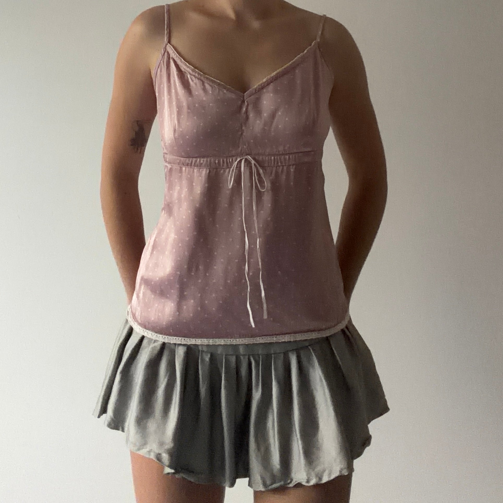 Massimo Duti Polka Dot Cami | S