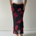 JM Collection Beaded Maxi Skirt | 12-14