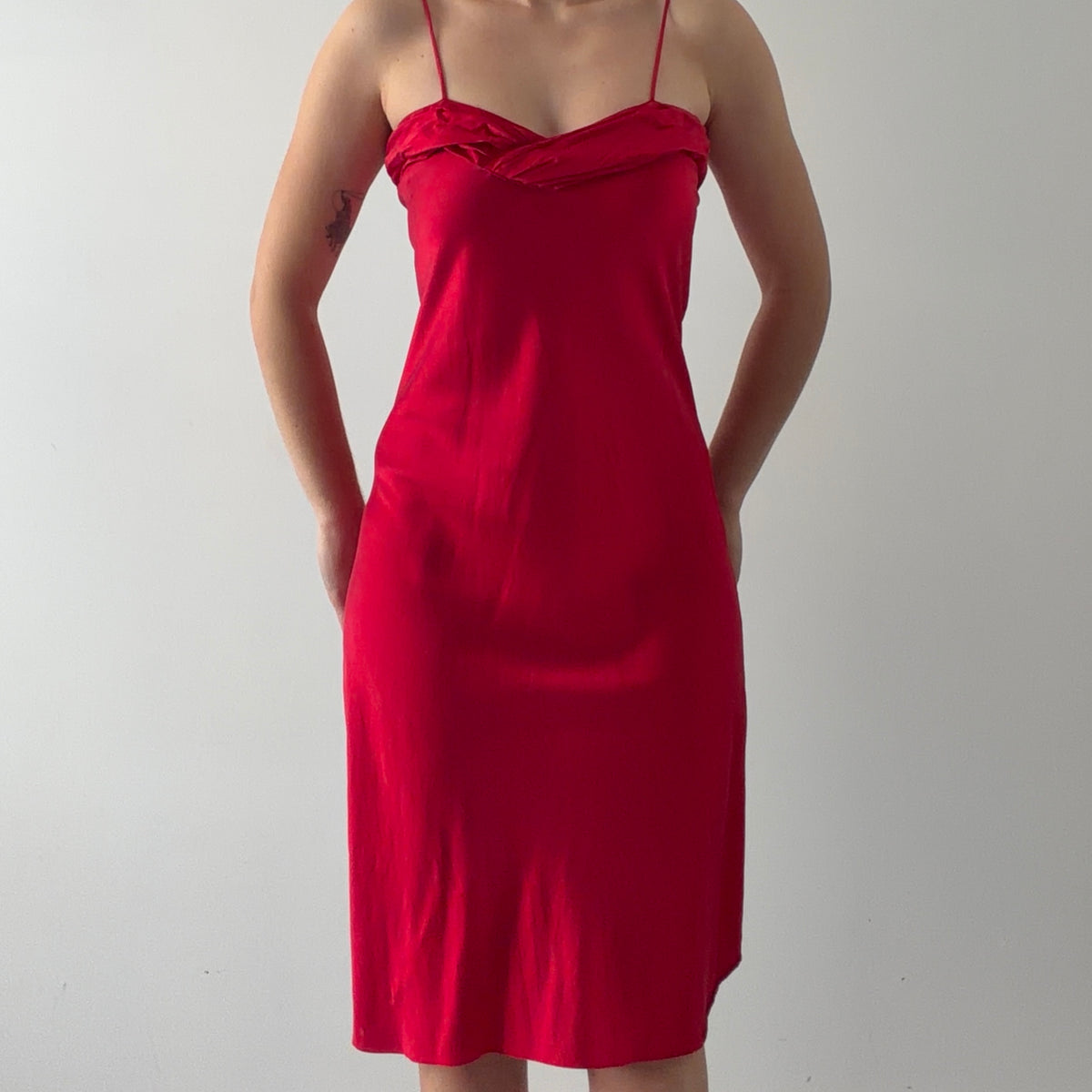 Victoria's Secret Gold Label Silk Slip Dress | M