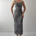 Monsoon Silk Beaded Dress | M