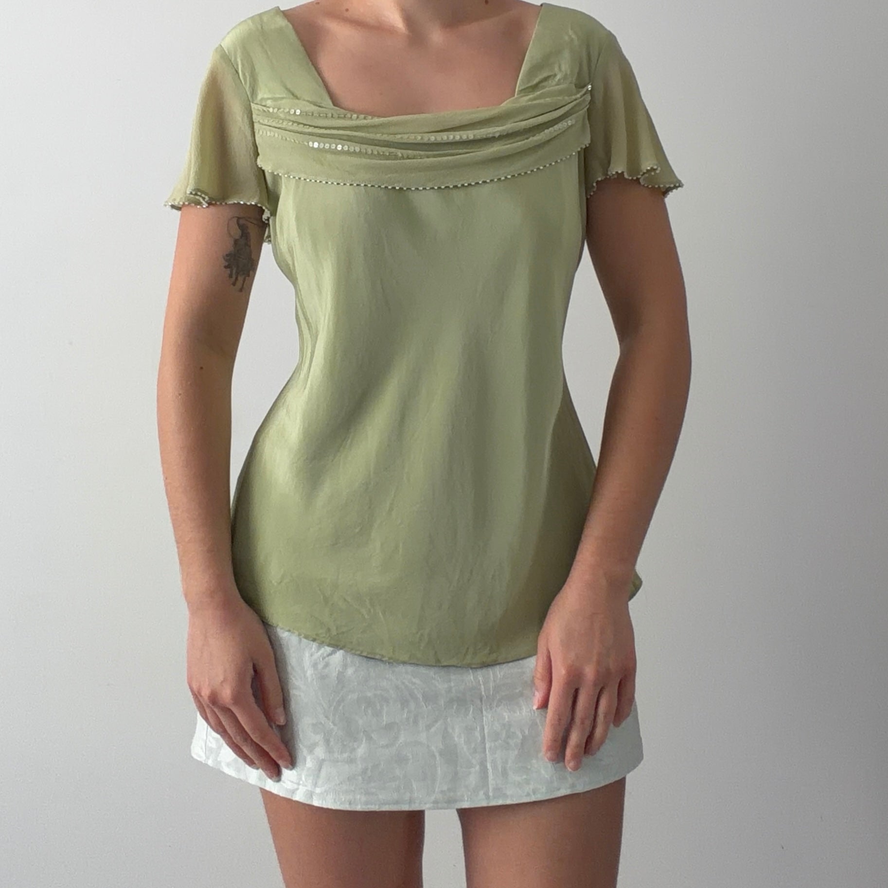 Donna Ricco Silk Top | L