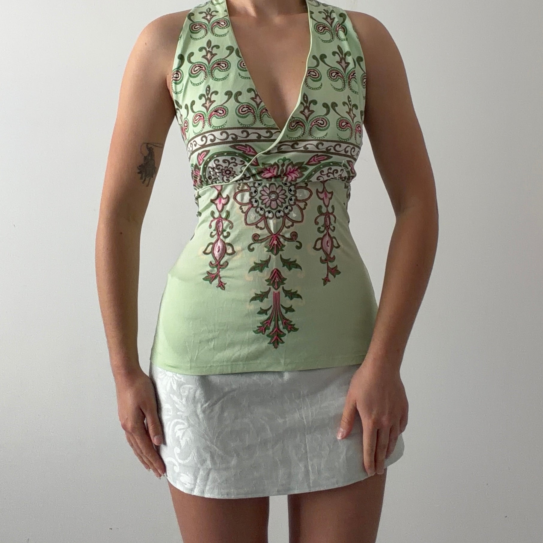 International Concepts Floral Tank Top | L