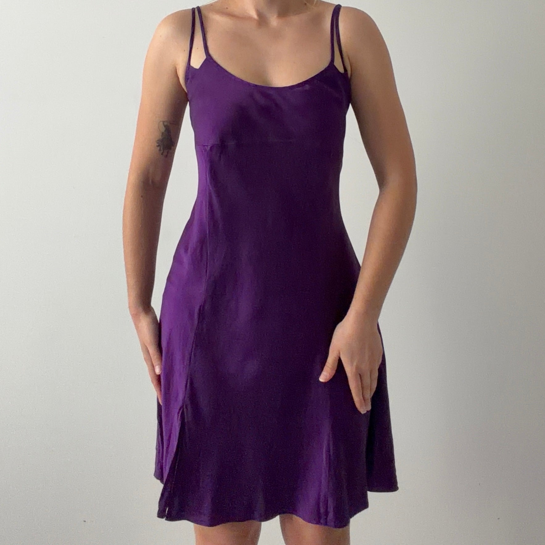 Valarie Stevens Silk Slip Dress | L