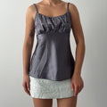 A Byer Satin Babydoll Top | 10-12