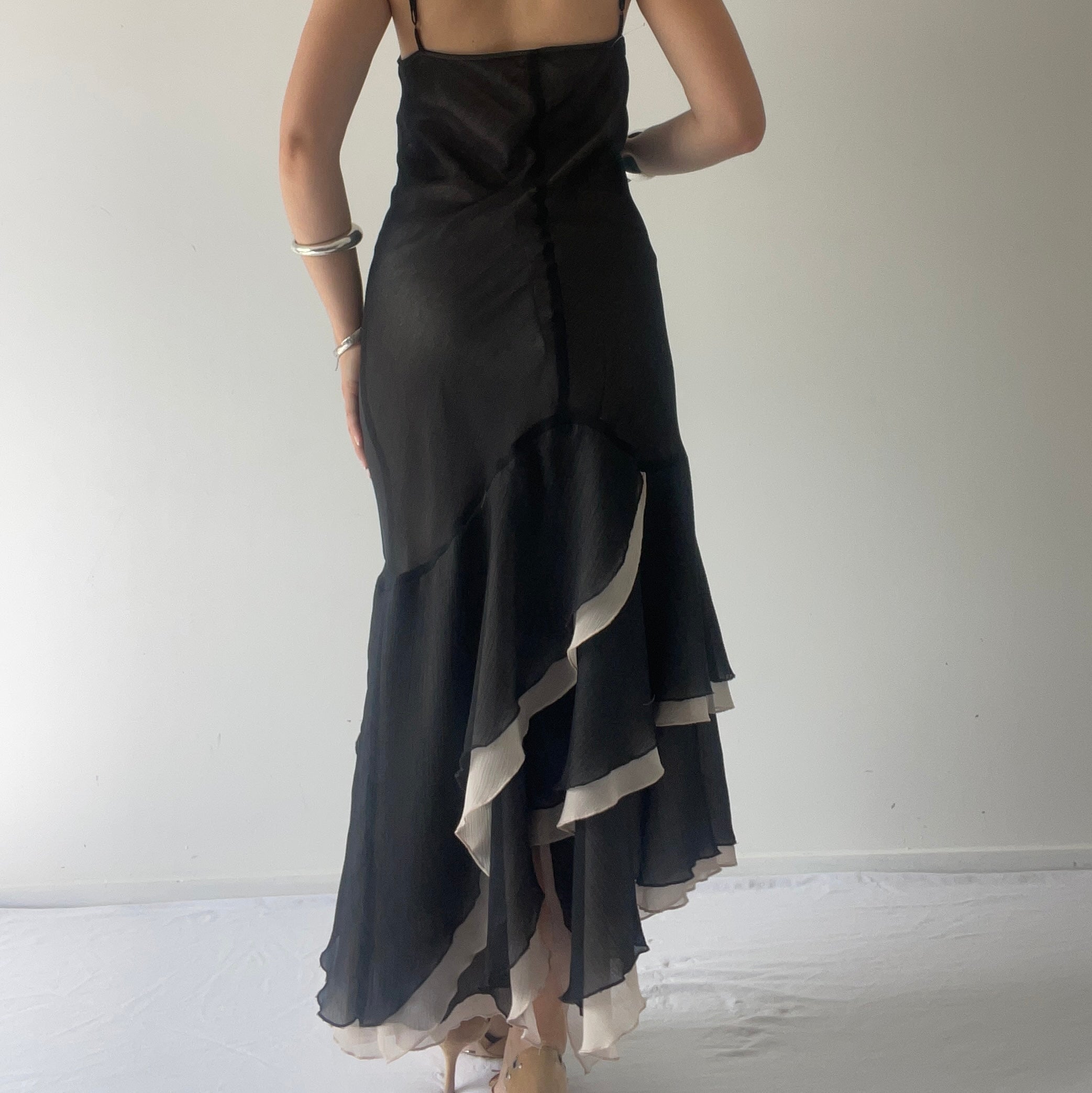 Envy Ruffle Maxi Dress | 12-14