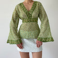 Bell Sleeve Floral Top | 8-12