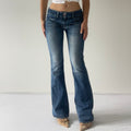 Low Rise Flare Jeans | S