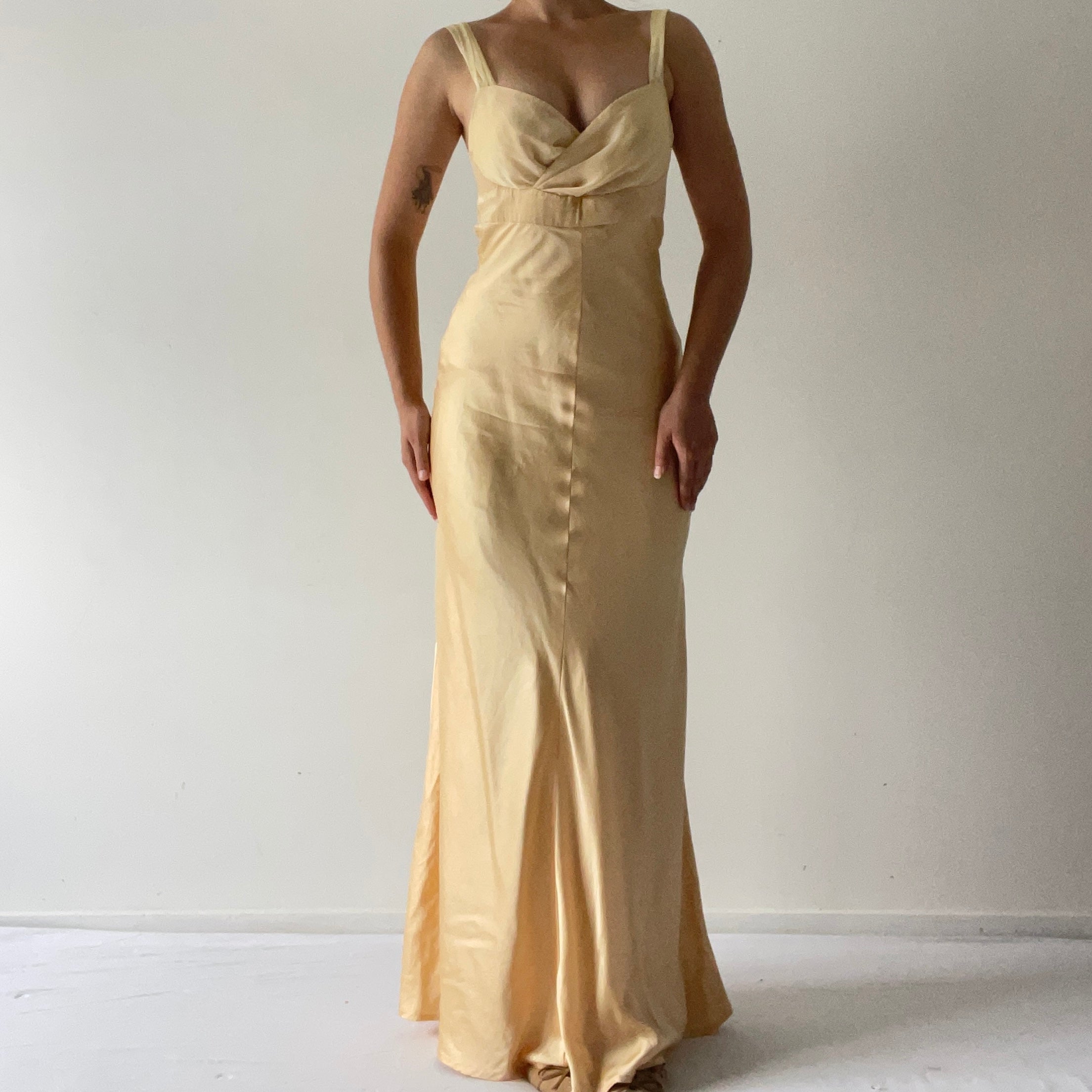 Silk Maxi Dress | 6-8
