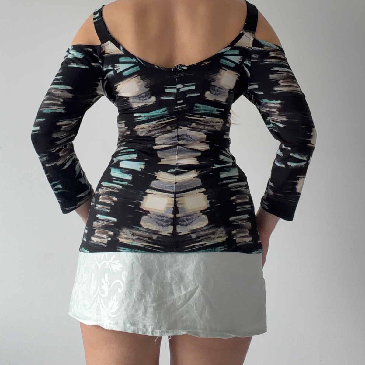 Venus Embellished Cutout Top | L
