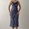 Monsoon Velvet Burnout Midi Dress | 8-10