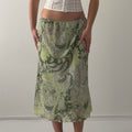 Tout Simplement Midi Skirt | Green | 8-10