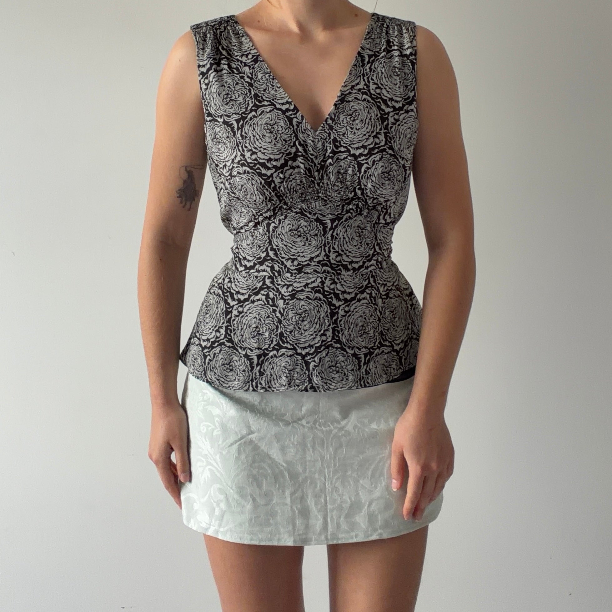 Ann Taylor Silk Babydoll Top | 8-10