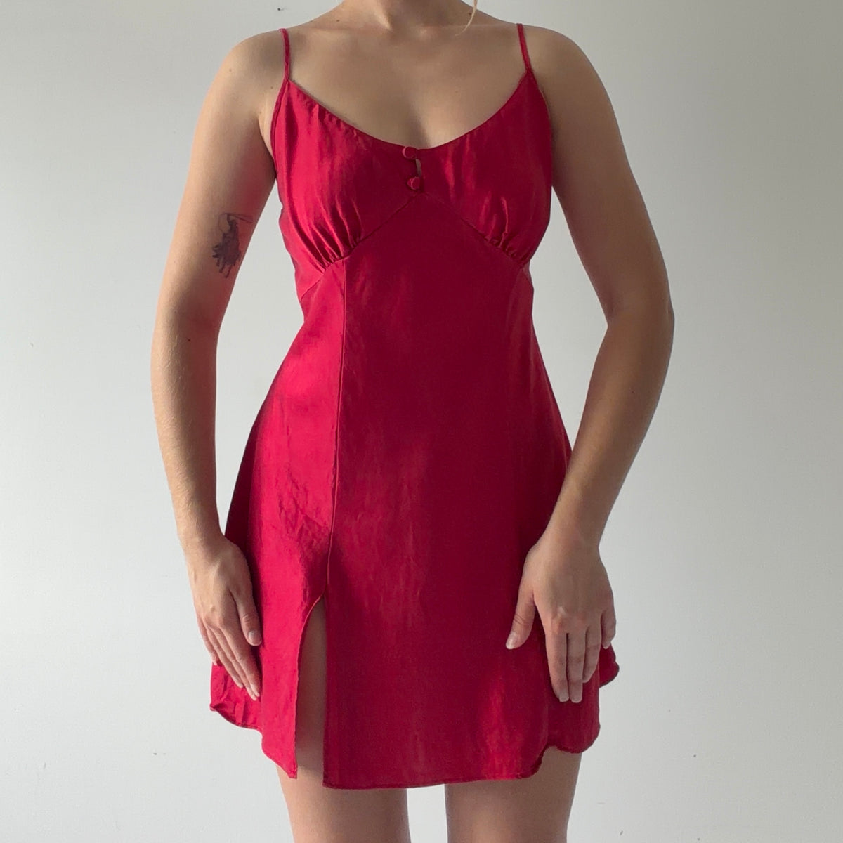 Victoria's Secret Gold Label Silk Mini Dress | M