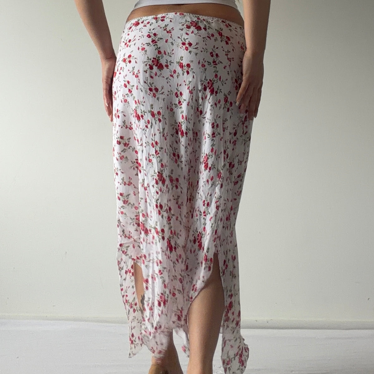 Y.O.U Floral Midi Skirt | M