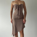 Sisters Point Strapless Asymmetric Dress | S/M