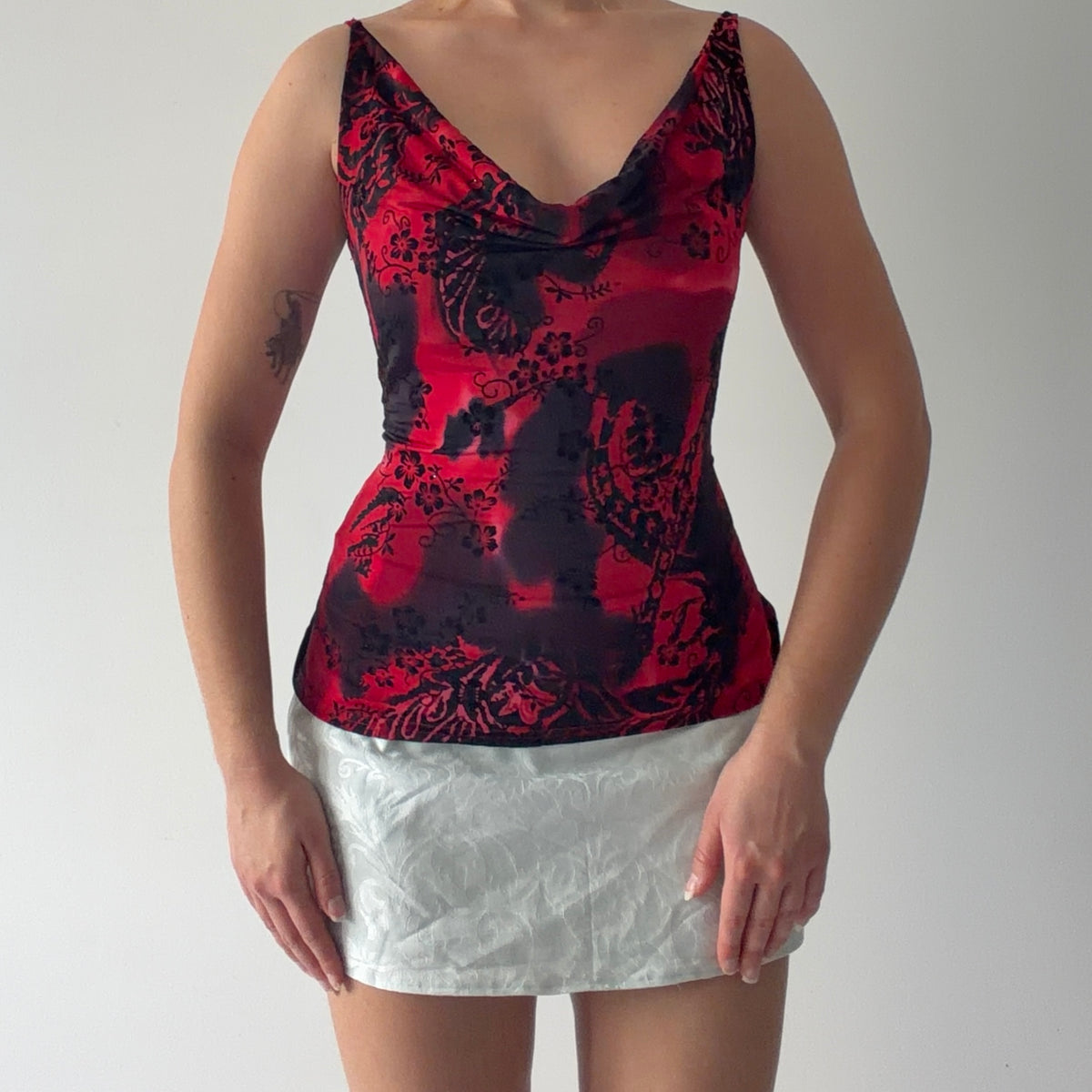 Xanaka Cowl Burnout Cami | L