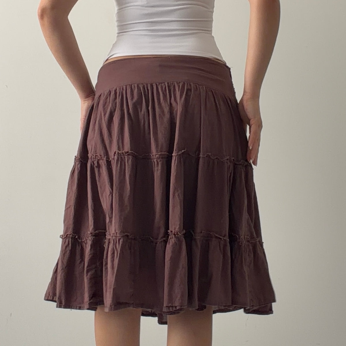Younique Tiered Midi Skirt | 8-10