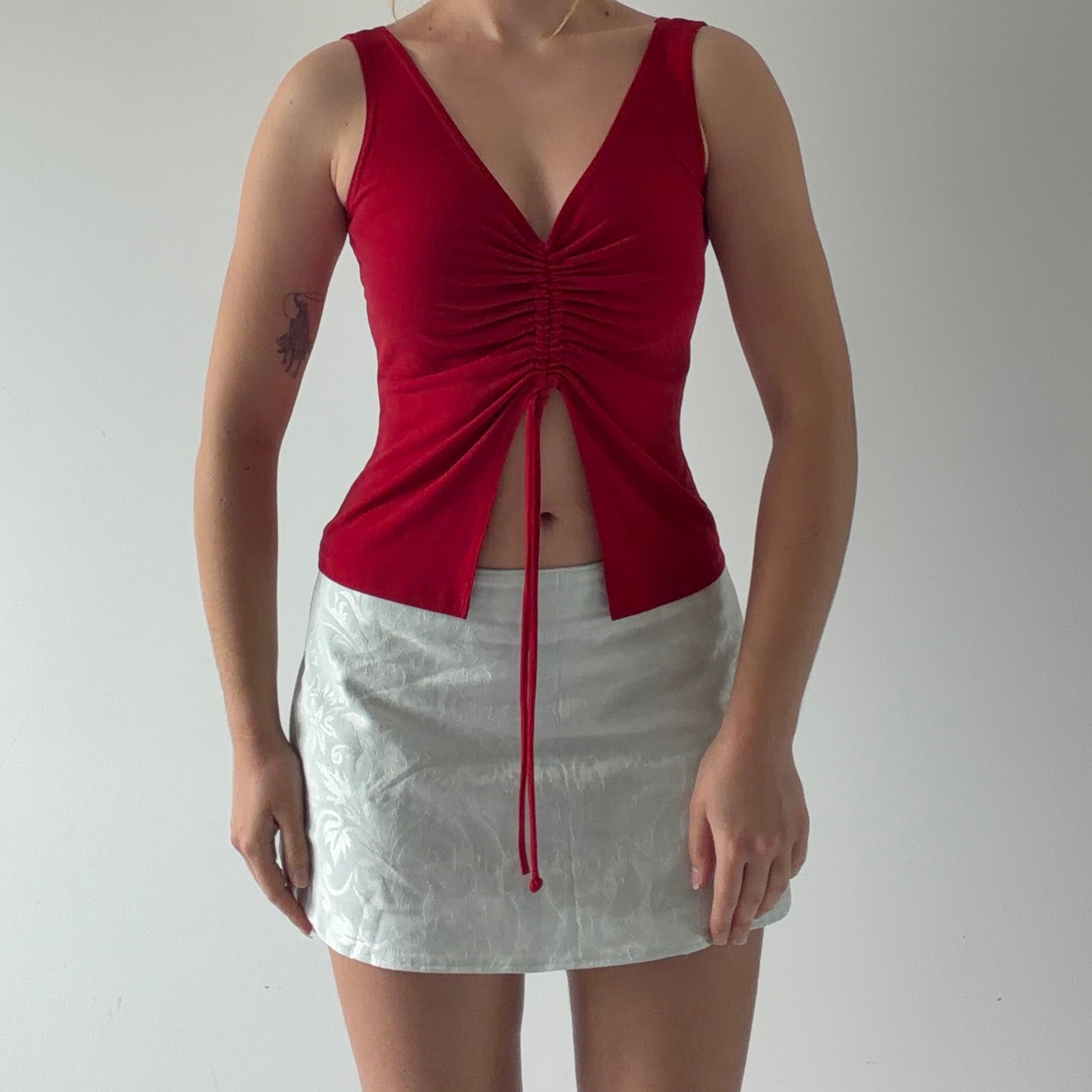 Rave Ruched Cami Top | Made in USA | 6-8