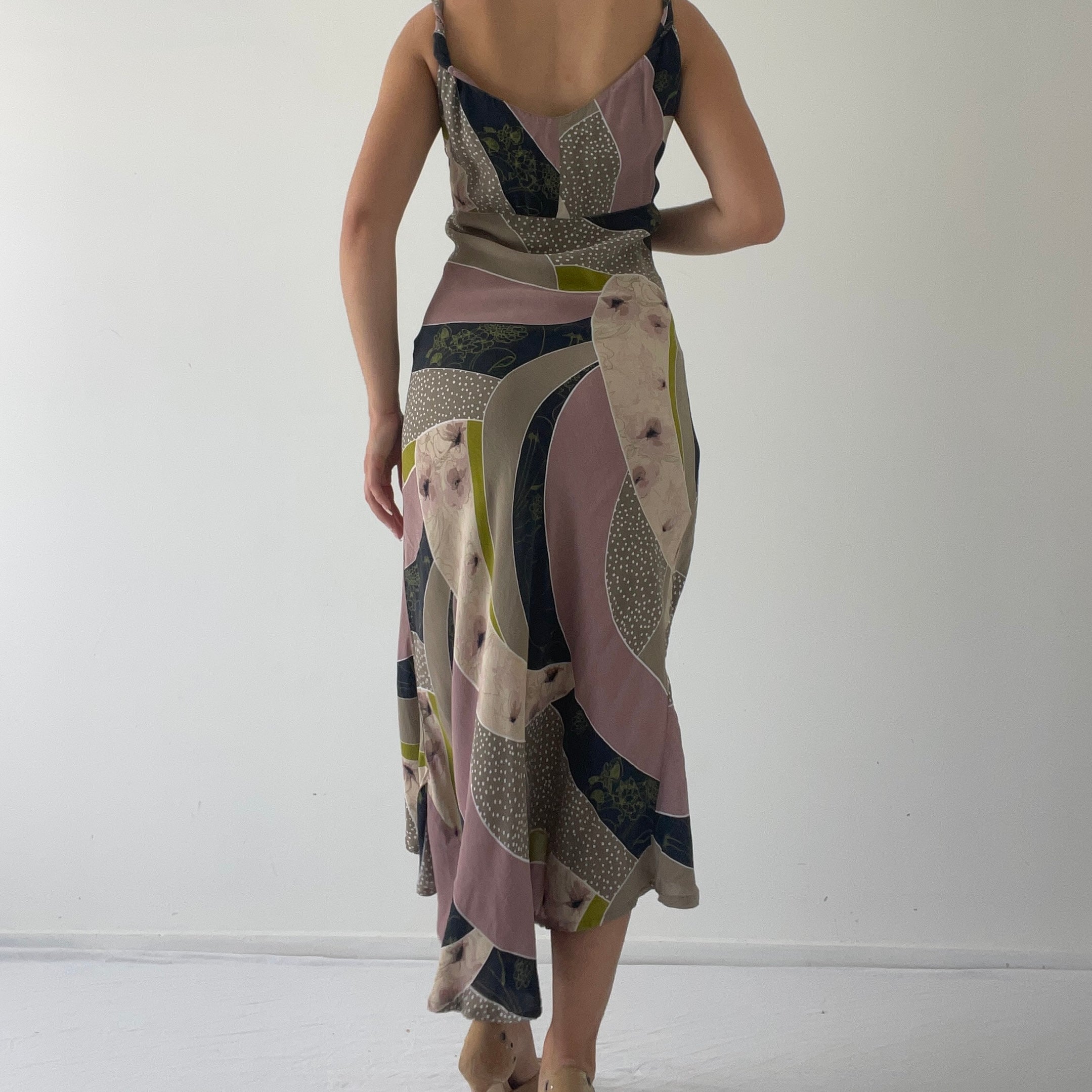 Bias Midi Slip Dress | 10-12