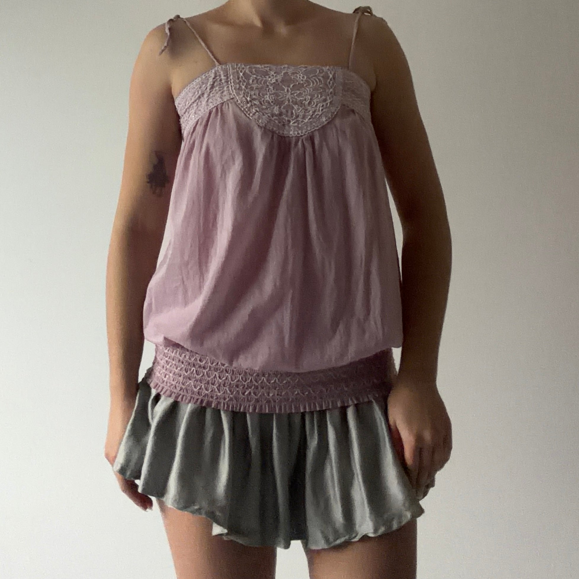 Blanco Embroidered Cami Top | S