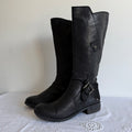 Khiro Leather Moto Boots | Size EU 38 / US 7 / UK 5