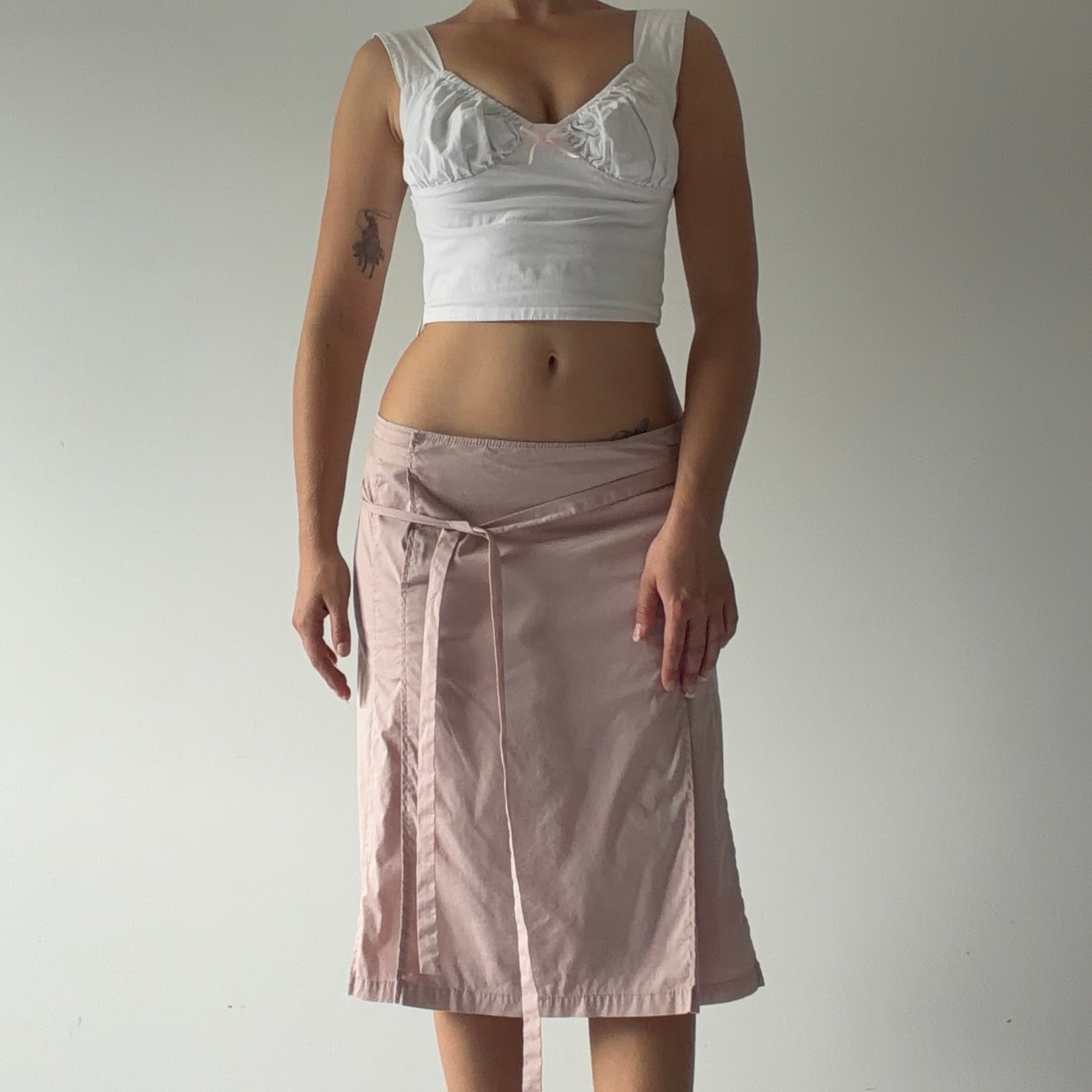 Country Road Pleat Wrap Midi Skirt | 14-16